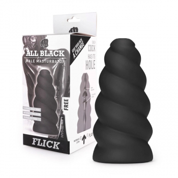 Male Masturbator Flick von All Black